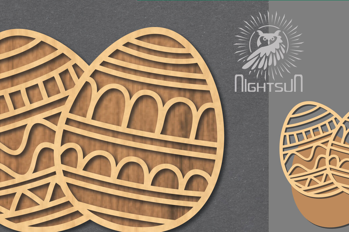 Intra απο ξύλο plywood  Χρώμα wenge 3mm-4mm πάχος - Διακόσμηση πασχαλινών αυγών κοπής με λέιζερ 2 Δίασταση 20x20 cm INTRAFABR-116324030