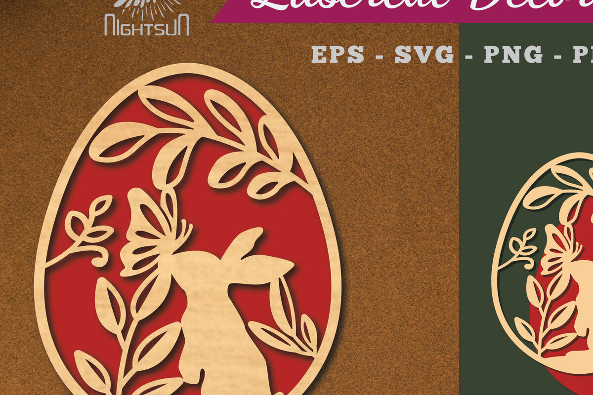 Intra απο ξύλο plywood  Χρώμα wenge 3mm-4mm πάχος - Διακόσμηση πασχαλινών αυγών κοπής με λέιζερ 5 Δίασταση 20x20 cm INTRAFABR-116451092