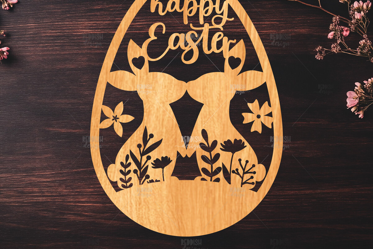 Intra απο ξύλο plywood  Χρώμα wenge 3mm-4mm πάχος - κοπής με λέιζερ πασχαλινό αυγό Δίασταση 15x15 cm INTRAFABR-116405092