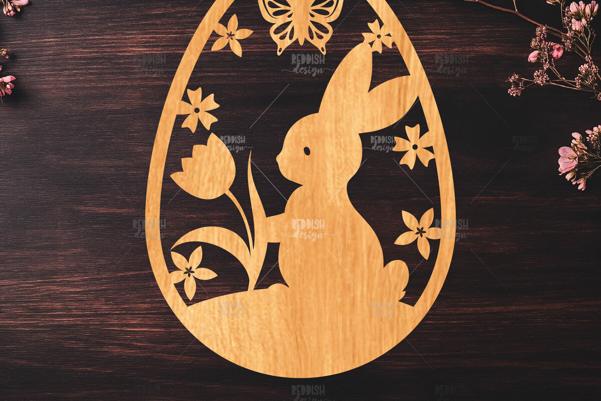 Intra απο ξύλο plywood  Χρώμα wenge 3mm-4mm πάχος - κοπής με λέιζερ πασχαλινό αυγό Δίασταση 15x15 cm INTRAFABR-90007095