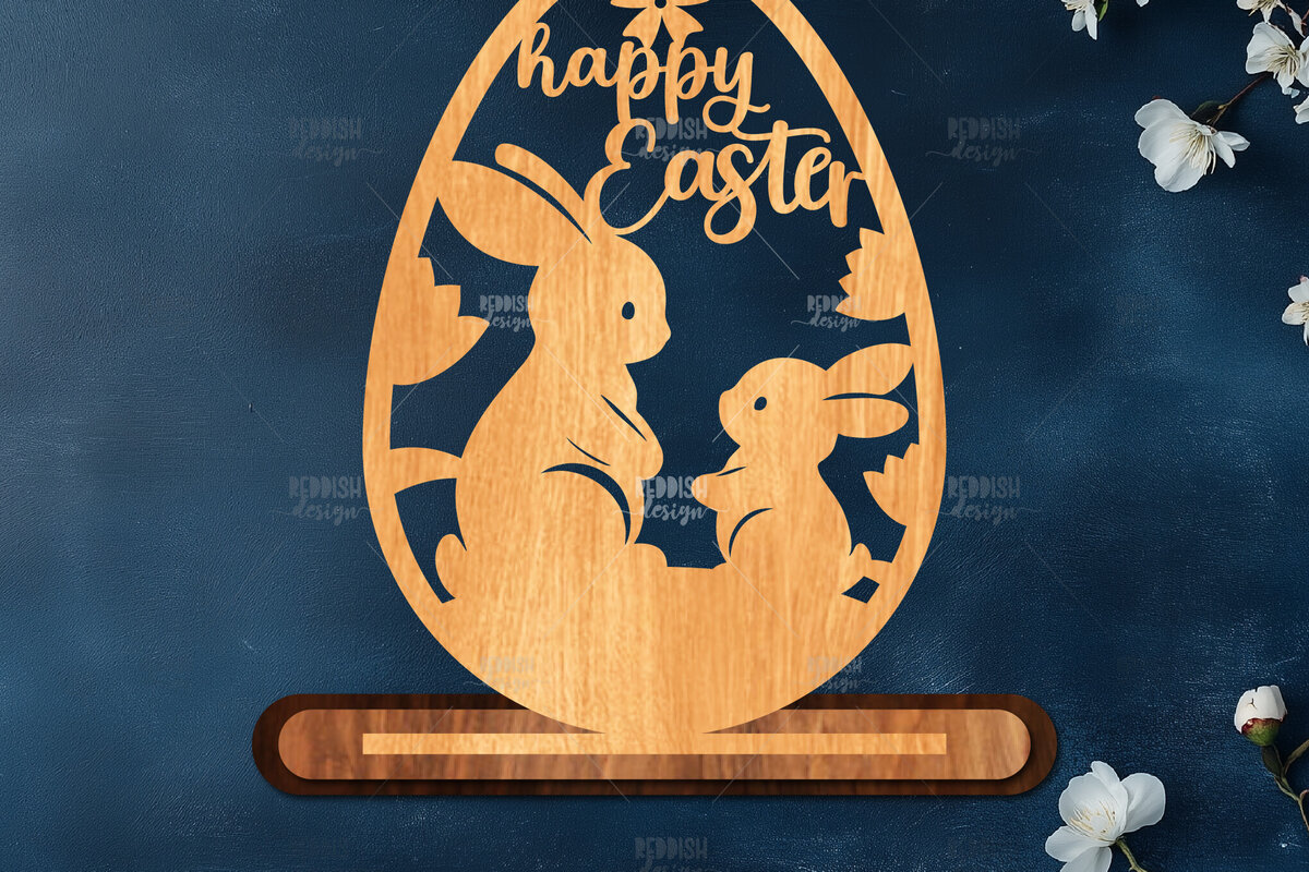 Intra απο ξύλο plywood  Χρώμα wenge 3mm-4mm πάχος - Στάση κοπής πασχαλινών αυγών με λέιζερ Δίασταση 15x15 cm INTRAFABR-33827904