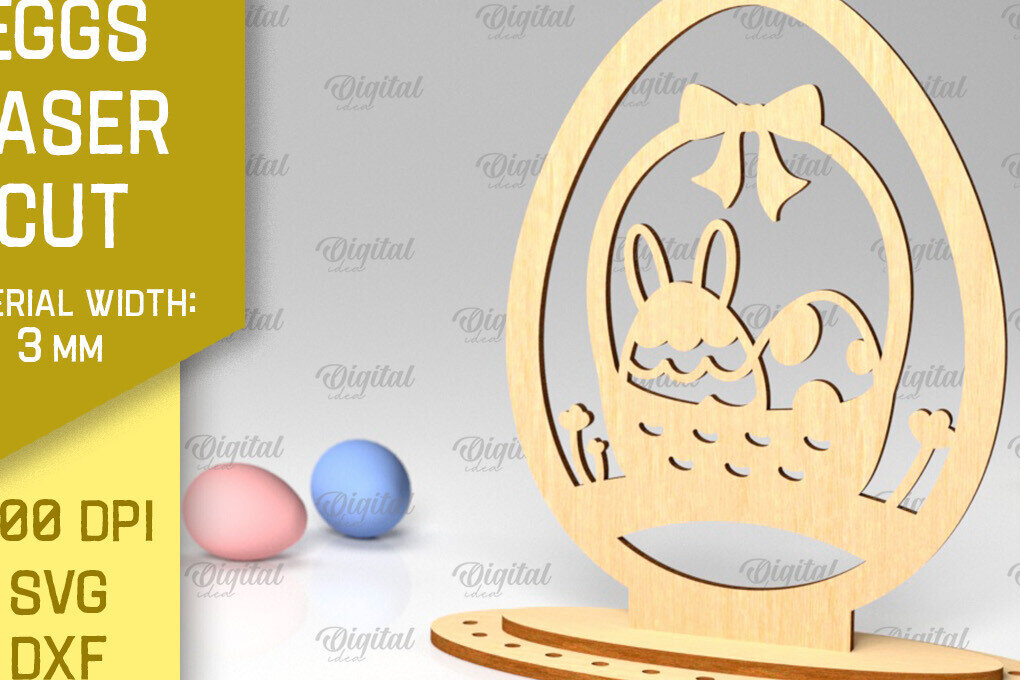 Intra απο ξύλο plywood  Χρώμα wenge 3mm-4mm πάχος - Πασχαλινό αυγό με λέιζερ. 3D Πασχαλινή διακόσμηση Δίασταση 15x15 cm INTRAFABR-115556443