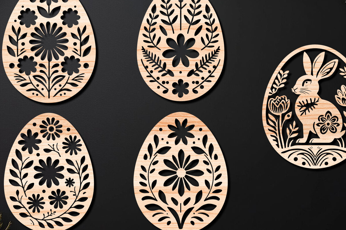 Intra απο ξύλο plywood  Χρώμα wenge 3mm-4mm πάχος - Πασχαλινό Αυγό LaserCut Δίασταση 4x4 cm INTRAFABR-123718917