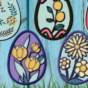 Intra απο ξύλο plywood  Χρώμα wenge 3mm-4mm πάχος - Πακέτο υ κομμένης στρώσης πασχαλινών αυγών Δίασταση 15x15 cm INTRAFABR-123718926