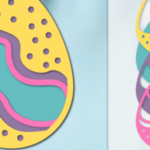 Intra απο ξύλο plywood  Χρώμα wenge 3mm-4mm πάχος - με στρώσεις πασχαλινών αυγών Δίασταση 20x20 cm INTRAFABR-73611142