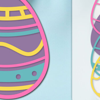 Intra απο ξύλο plywood Χρώμα wenge 3mm-4mm πάχος - ΔΕΜΑΤΑ κοπής με λέιζερ με στρώσεις πασχαλινών αυγών 12 Δίασταση 20x20 cm INTRAFABR-57109522 - Image 2