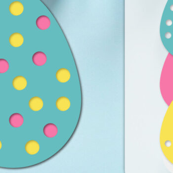 Intra απο ξύλο plywood Χρώμα wenge 3mm-4mm πάχος - ΔΕΜΑΤΑ κοπής με λέιζερ με στρώσεις πασχαλινών αυγών 12 Δίασταση 20x20 cm INTRAFABR-57109522 - Image 4