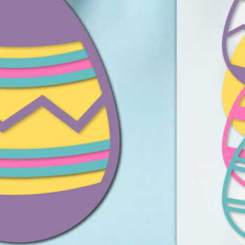 Intra απο ξύλο plywood Χρώμα wenge 3mm-4mm πάχος - ΔΕΜΑΤΑ κοπής με λέιζερ με στρώσεις πασχαλινών αυγών 12 Δίασταση 20x20 cm INTRAFABR-57109522 - Image 6