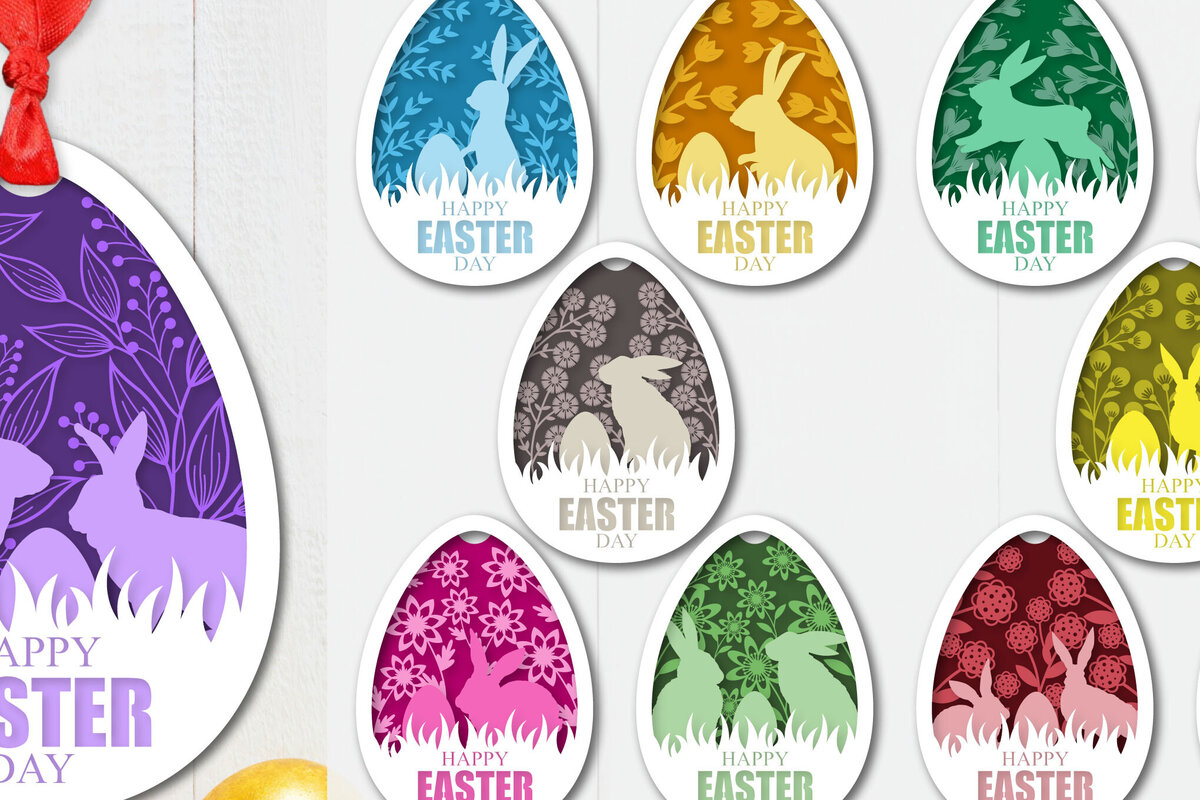 Intra απο ξύλο plywood  Χρώμα wenge 3mm-4mm πάχος - Πασχαλινό αυγό με στρώσεις Papercut Πακέτο Δίασταση 15x15 cm INTRAFABR-96446726