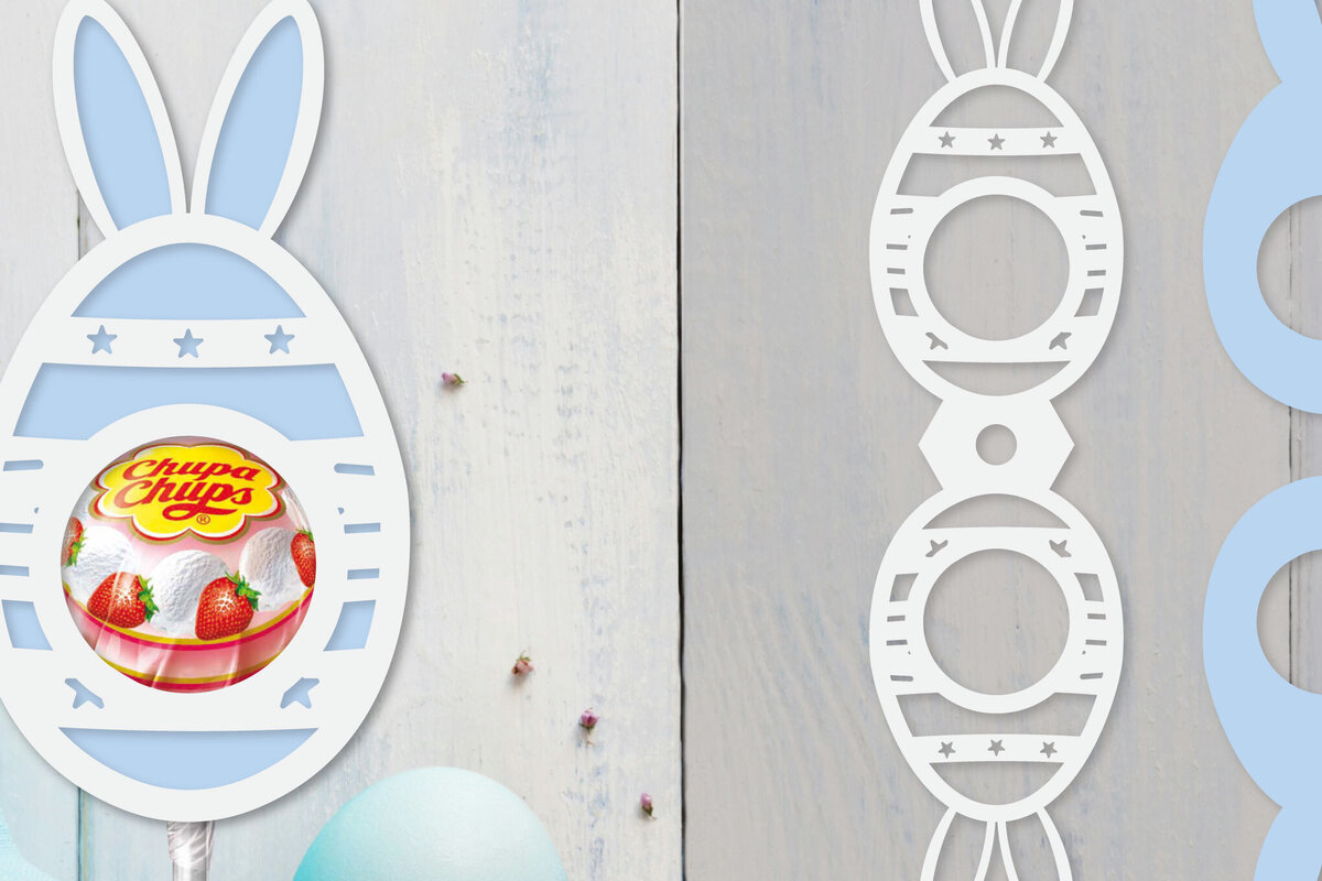 Intra απο ξύλο plywood  Χρώμα wenge 3mm-4mm πάχος - Πασχαλινή θήκη για γλειφιτζούρι Δίασταση 15x15 cm INTRAFABR-68138154