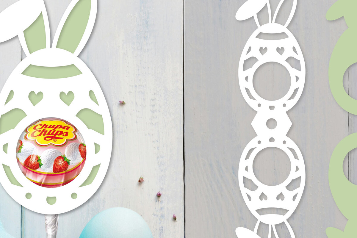 Intra απο ξύλο plywood  Χρώμα wenge 3mm-4mm πάχος - Πασχαλινή θήκη για γλειφιτζούρι Δίασταση 15x15 cm INTRAFABR-68138195