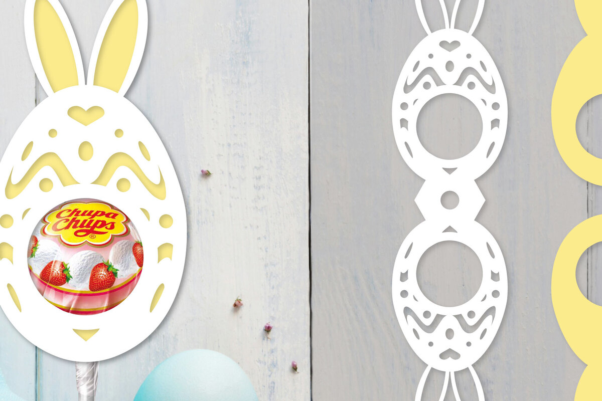 Intra απο ξύλο plywood  Χρώμα wenge 3mm-4mm πάχος - Πασχαλινή θήκη για γλειφιτζούρι Δίασταση 15x15 cm INTRAFABR-68068019