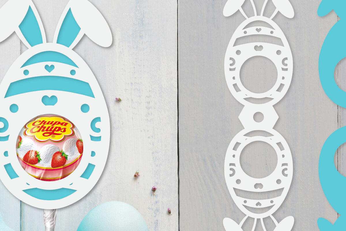 Intra απο ξύλο plywood  Χρώμα wenge 3mm-4mm πάχος - Πασχαλινή θήκη για γλειφιτζούρι Δίασταση 15x15 cm INTRAFABR-68068059