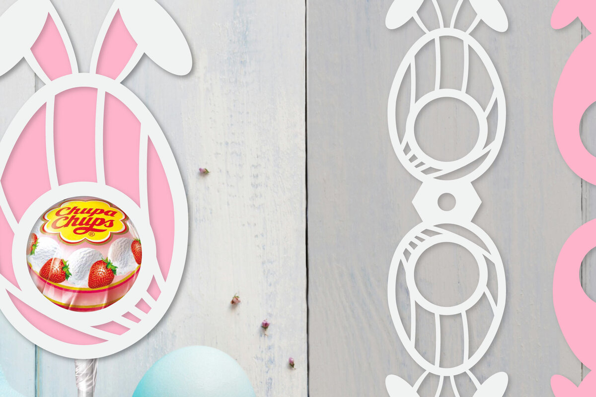 Intra απο ξύλο plywood  Χρώμα wenge 3mm-4mm πάχος - Πασχαλινή θήκη για γλειφιτζούρι Δίασταση 15x15 cm INTRAFABR-68068085