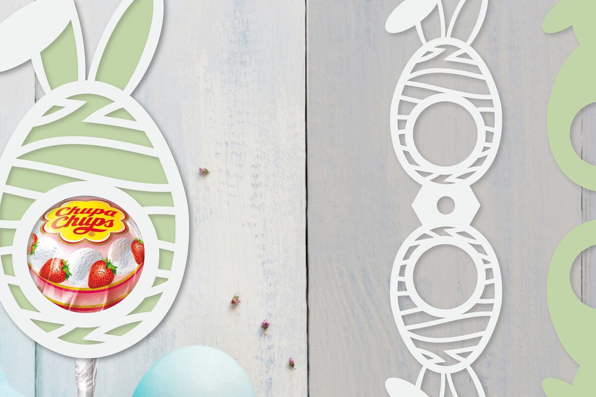 Intra απο ξύλο plywood  Χρώμα wenge 3mm-4mm πάχος - Πασχαλινή θήκη για γλειφιτζούρι Δίασταση 15x15 cm INTRAFABR-68068101