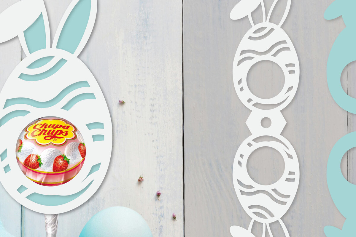 Intra απο ξύλο plywood  Χρώμα wenge 3mm-4mm πάχος - Πασχαλινή θήκη για γλειφιτζούρι Δίασταση 15x15 cm INTRAFABR-48081908