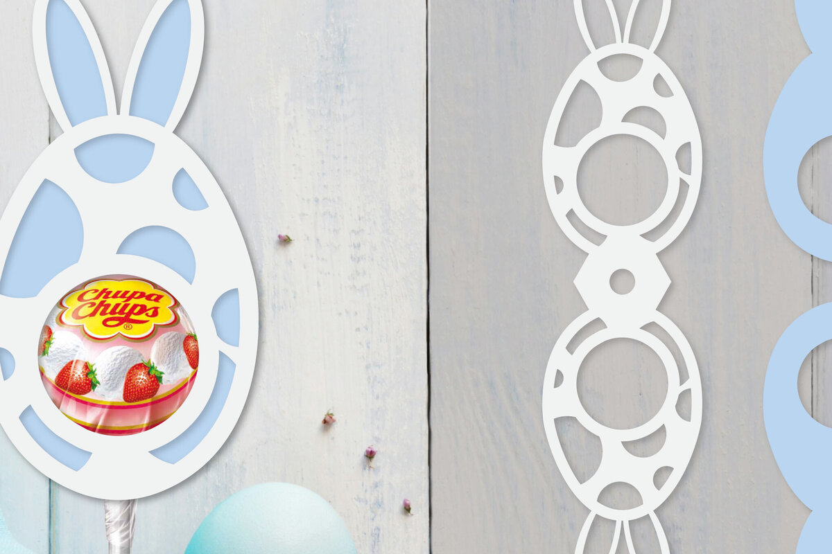 Intra απο ξύλο plywood  Χρώμα wenge 3mm-4mm πάχος - Πασχαλινή θήκη για γλειφιτζούρι Δίασταση 15x15 cm INTRAFABR-100659583