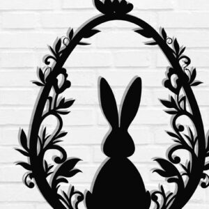 Intra απο ξύλο plywood  Χρώμα wenge 3mm-4mm πάχος - με λέιζερ στολίδι πασχαλινών αυγών Δίασταση 6x6 cm INTRAFABR-70544066