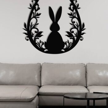 Intra απο ξύλο plywood Χρώμα wenge 3mm-4mm πάχος - με λέιζερ στολίδι πασχαλινών αυγών Δίασταση 6x6 cm INTRAFABR-70544066 - Image 3