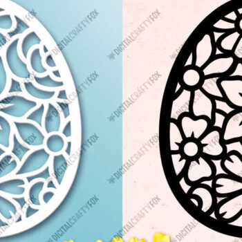 Intra απο ξύλο plywood Χρώμα wenge 3mm-4mm πάχος - Πασχαλινό Αβγό Paper Cut Bundle , Egg Δίασταση 6x6 cm INTRAFABR-120780505 - Image 3