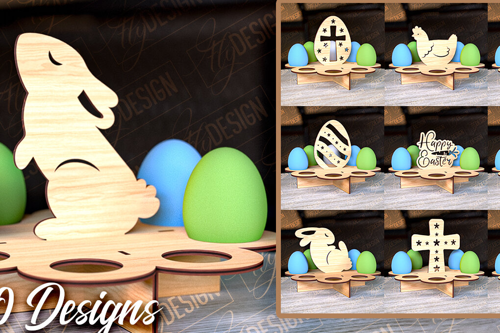 Intra απο ξύλο plywood  Χρώμα wenge 3mm-4mm πάχος - Πασχαλινό Αυγοστάσιο | με βάση αυγών Δίασταση 15x15 cm INTRAFABR-99982570