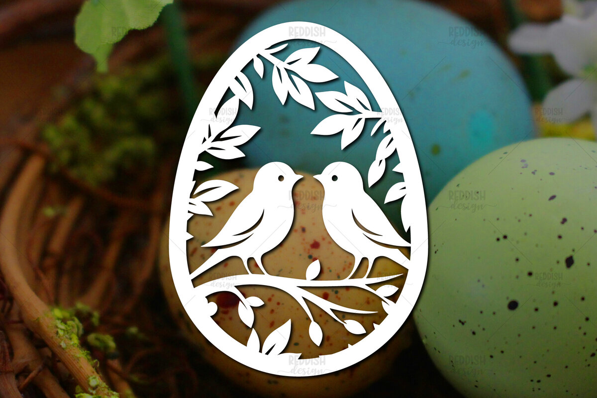 Intra απο ξύλο plywood  Χρώμα wenge 3mm-4mm πάχος - Πασχαλινό αυγό I Σχέδιο κοπής χαρτιού Δίασταση 15x15 cm INTRAFABR-102607205