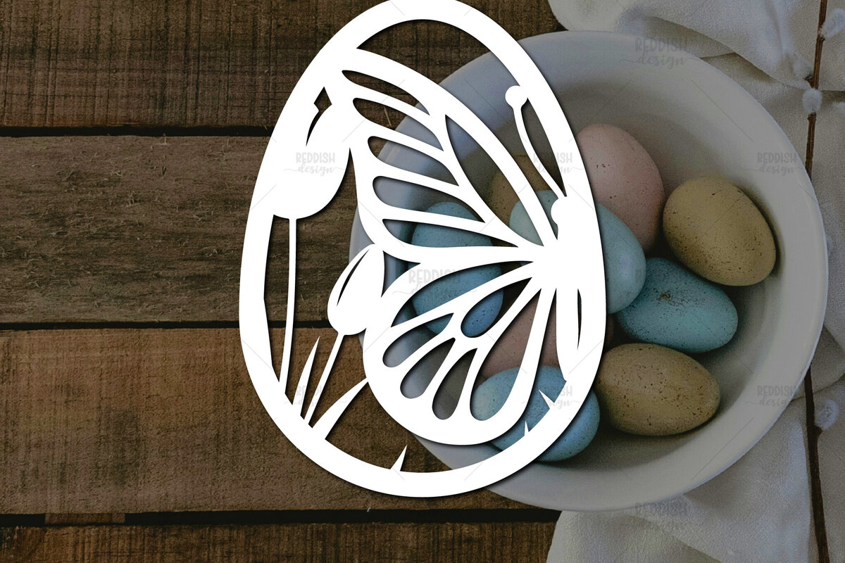 Intra απο ξύλο plywood  Χρώμα wenge 3mm-4mm πάχος - Πασχαλινό αυγό I Σχέδιο κοπής χαρτιού Δίασταση 15x15 cm INTRAFABR-120767974