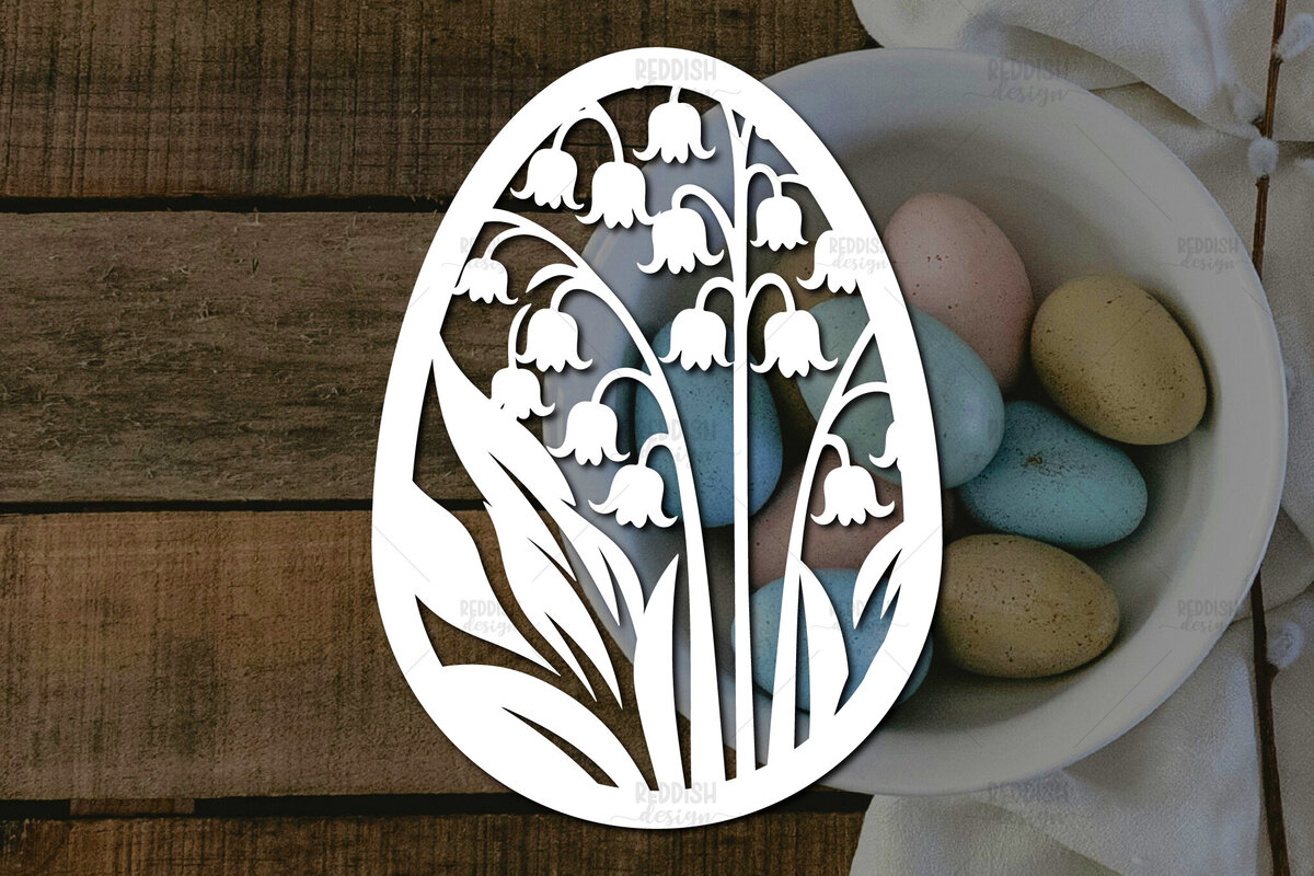 Intra απο ξύλο plywood  Χρώμα wenge 3mm-4mm πάχος - Πασχαλινό αυγό I Σχέδιο κοπής χαρτιού Δίασταση 15x15 cm INTRAFABR-120767986