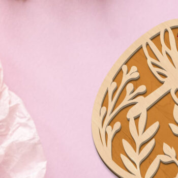 Intra απο ξύλο plywood Χρώμα wenge 3mm-4mm πάχος - Πρότυπο λιβελλούλης ετικέτας πασχαλινών αυγών Δίασταση 3x4 cm INTRAFABR-120899044 - Image 2