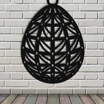 Intra απο ξύλο plywood Χρώμα wenge 3mm-4mm πάχος - Πασχαλινό αυγό διακόσμηση τοίχου με λέιζερ Δίασταση 40x50 cm INTRAFABR-123101156 - Image 3