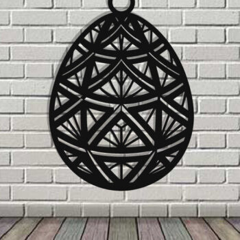 Intra απο ξύλο plywood Χρώμα wenge 3mm-4mm πάχος - Πασχαλινό αυγό διακόσμηση τοίχου με λέιζερ Δίασταση 40x50 cm INTRAFABR-123101166 - Image 3