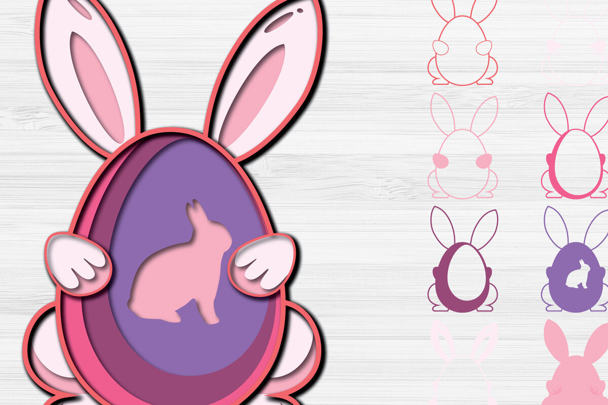 Intra απο ξύλο plywood  Χρώμα wenge 3mm-4mm πάχος - 3d Paper Cut Πασχαλινά αυγά Δίασταση 1200x1200 cm INTRAFABR-98252890