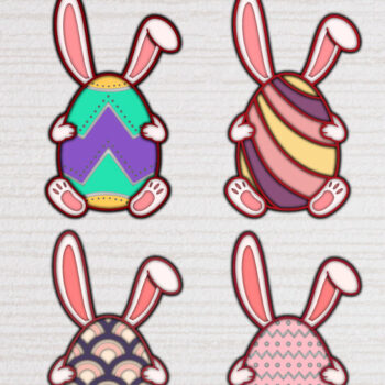 Intra απο ξύλο plywood  Χρώμα wenge 3mm-4mm πάχος - Προσφορά Πασχαλινών Αυγών 3D Mega Bundle Δίασταση 15x15 cm INTRAFABR-75155943 - Image 1