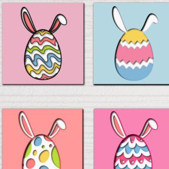 Intra απο ξύλο plywood  Χρώμα wenge 3mm-4mm πάχος - Προσφορά Πασχαλινών Αυγών 3D Mega Bundle Δίασταση 15x15 cm INTRAFABR-75155943 - Image 3