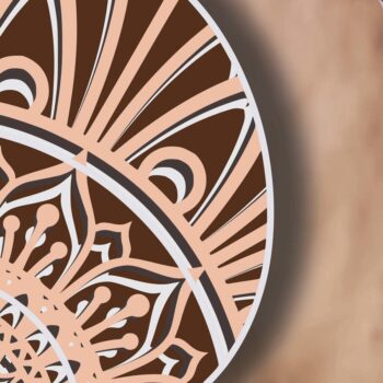 Intra απο ξύλο plywood  Χρώμα wenge 3mm-4mm πάχος - Πασχαλινά αυγά Δίασταση 30x20 cm INTRAFABR-84665716 - Image 9