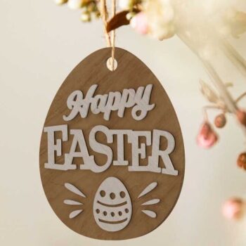 Intra απο ξύλο plywood  Χρώμα wenge 3mm-4mm πάχος - Δέσμη Πασχαλινών Αυγών, Διακόσμηση πολλαπλών στρώσεων Δίασταση 3x4 cm INTRAFABR-77823472 - Image 3