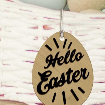 Intra απο ξύλο plywood  Χρώμα wenge 3mm-4mm πάχος - Δέσμη Πασχαλινών Αυγών, Διακόσμηση πολλαπλών στρώσεων Δίασταση 3x4 cm INTRAFABR-77823472 - Image 4