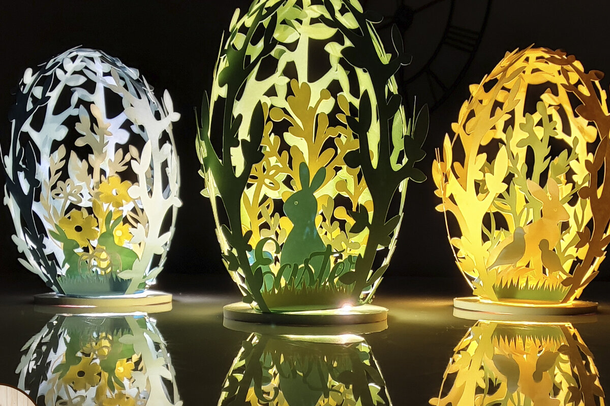 Intra απο ξύλο plywood  Χρώμα wenge 3mm-4mm πάχος - Πασχαλινά Αυγά Δέσμη Χαρτί κομμένα Δίασταση 5x3 cm INTRAFABR-77823482