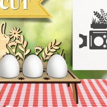 Intra απο ξύλο plywood  Χρώμα wenge 3mm-4mm πάχος - Θήκη Πασχαλινών Αυγών | Δίασταση 15x15 cm INTRAFABR-77915166 - Image 4