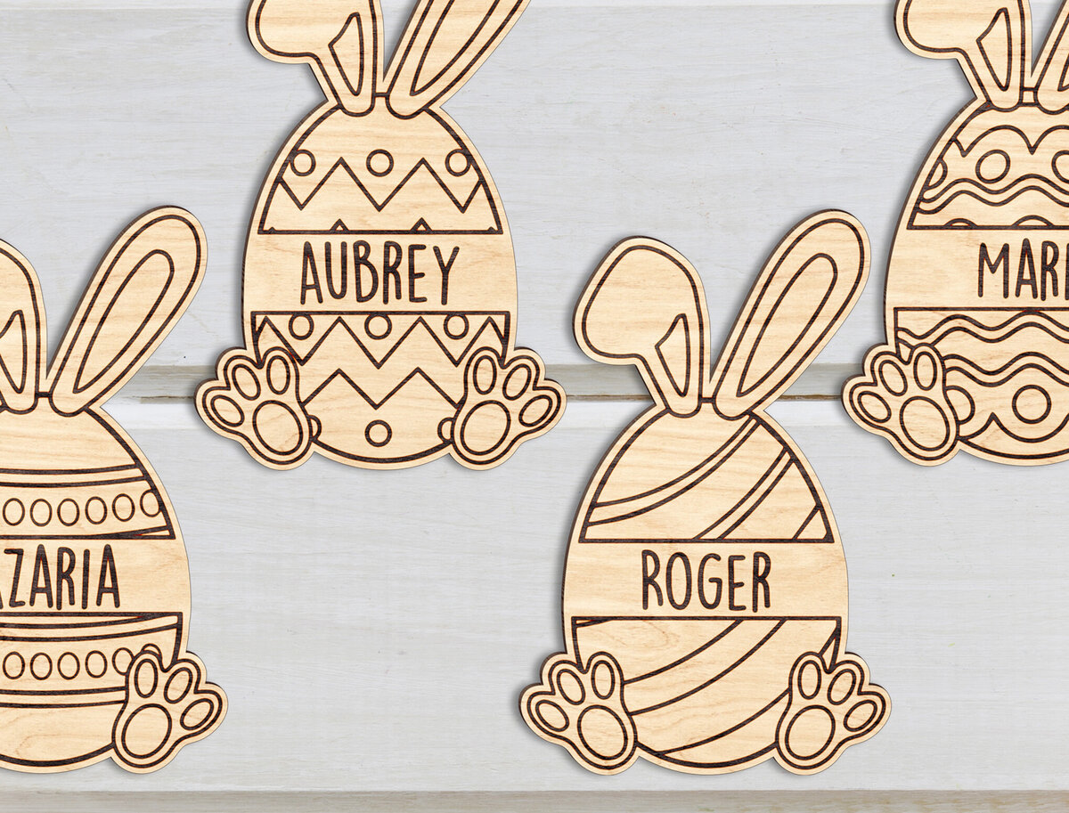 Intra απο ξύλο plywood  Χρώμα wenge 3mm-4mm πάχος - Πασχαλινά αυγά με λέιζερ Δίασταση 30x20 cm INTRAFABR-77823393