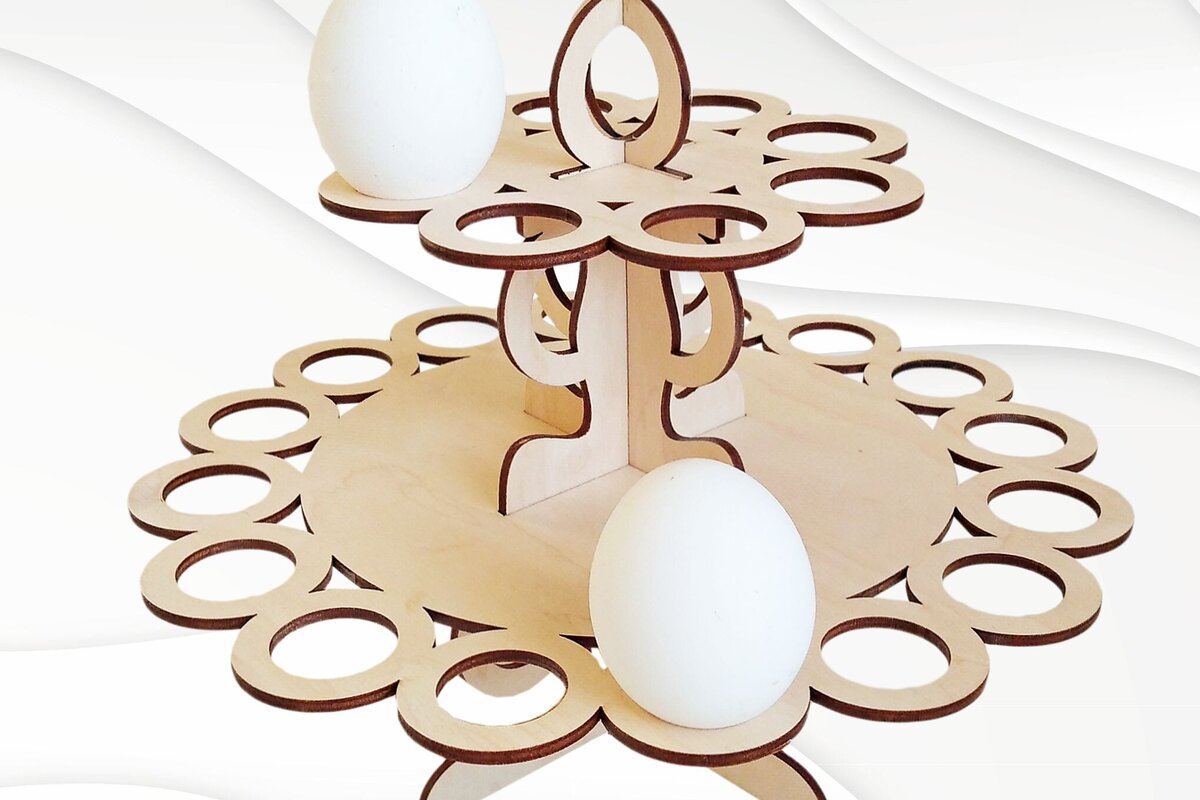 Intra απο ξύλο plywood  Χρώμα wenge 3mm-4mm πάχος - Στήριγμα πασχαλινών αυγών, λίμα κοπής με λέιζερ Δίασταση 244x244 cm INTRAFABR-91886677