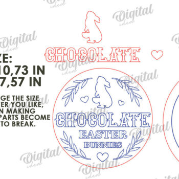 Intra απο ξύλο plywood Χρώμα wenge 3mm-4mm πάχος - σανίδα κοπής Πασχαλινής φάρμας Δίασταση 15x15 cm INTRAFABR-125035223 - Image 2