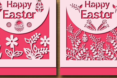 Intra απο ξύλο plywood  Χρώμα wenge 3mm-4mm πάχος - Πασχαλινή Δωροκάρτα 1448 Δίασταση 15x15 cm INTRAFABR-93087105