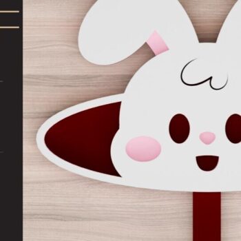 Intra απο ξύλο plywood  Χρώμα wenge 3mm-4mm πάχος - Πασχαλινό πάσσαλο 3d Δίασταση 20x25 cm INTRAFABR-93087142 - Image 1