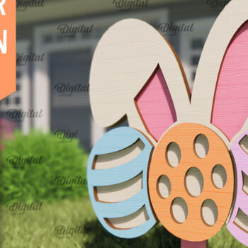 Intra απο ξύλο plywood Χρώμα wenge 3mm-4mm πάχος - Πασχαλινό πάσσαλο Κήπο με λέιζερ. Μπάνι Δίασταση 15x15 cm INTRAFABR-93086736 - Image 1