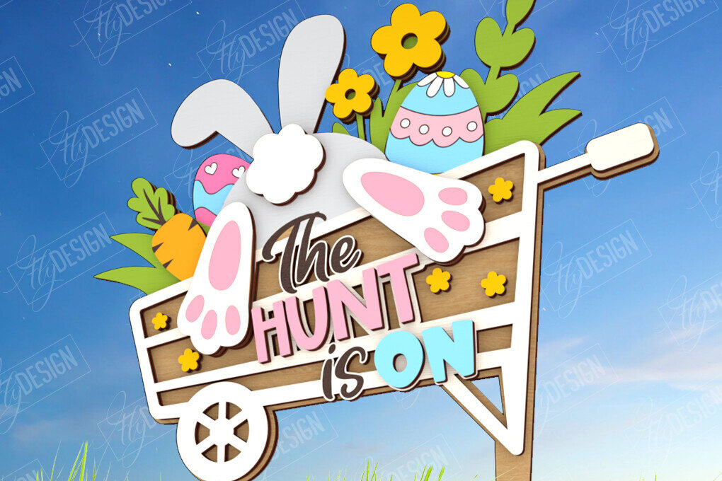 Intra απο ξύλο plywood  Χρώμα wenge 3mm-4mm πάχος - Πασχαλιές στον κήπο του Πάσχα | Διακόσμηση Κήπου Δίασταση 15x15 cm INTRAFABR-93319341