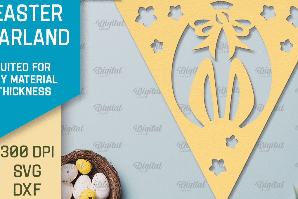 Intra απο ξύλο plywood  Χρώμα wenge 3mm-4mm πάχος - Πασχαλινή γιρλάντα. Πασχαλινό ντεκόρ Χαρτί κοπής Δίασταση 15x15 cm INTRAFABR-41146761