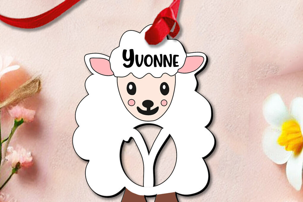 Intra απο ξύλο plywood  Χρώμα wenge 3mm-4mm πάχος - Καλάθι δώρων Πάσχα Όνομα ετικέτας Γράμμα Y Δίασταση 6x6 cm INTRAFABR-89193964