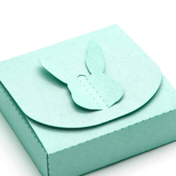 Intra απο ξύλο plywood  Χρώμα wenge 3mm-4mm πάχος - Κουτί δώρου για το Πάσχα Δίασταση 20x20 cm INTRAFABR-115941421 - Image 1