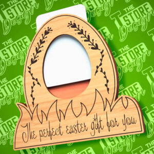 Intra απο ξύλο plywood  Χρώμα wenge 3mm-4mm πάχος - Θήκη Πασχαλινής Δωροκάρτας | CNC Δίασταση 15x15 cm INTRAFABR-118754172